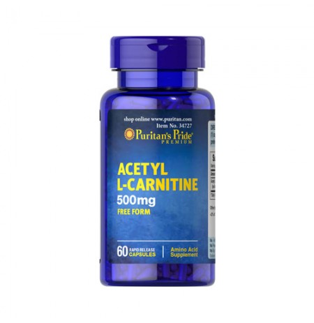 Puritan's Pride Acetyl L-Carnitine 500mg (60 kapszula)